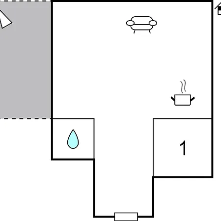 One-bedroom In דירה